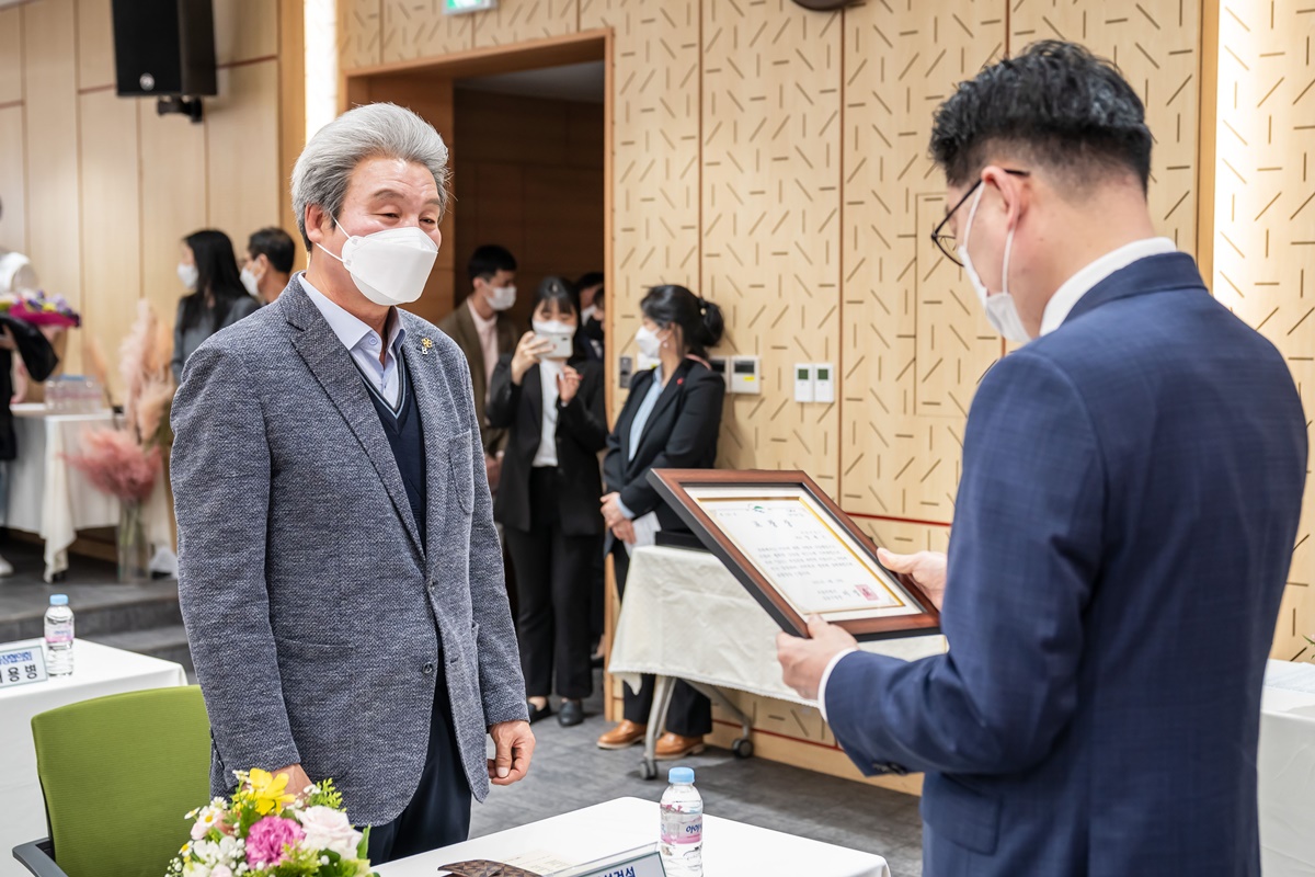 2021 따뜻한 겨울나기 우수 기부자 표창 수여식 (04.19)