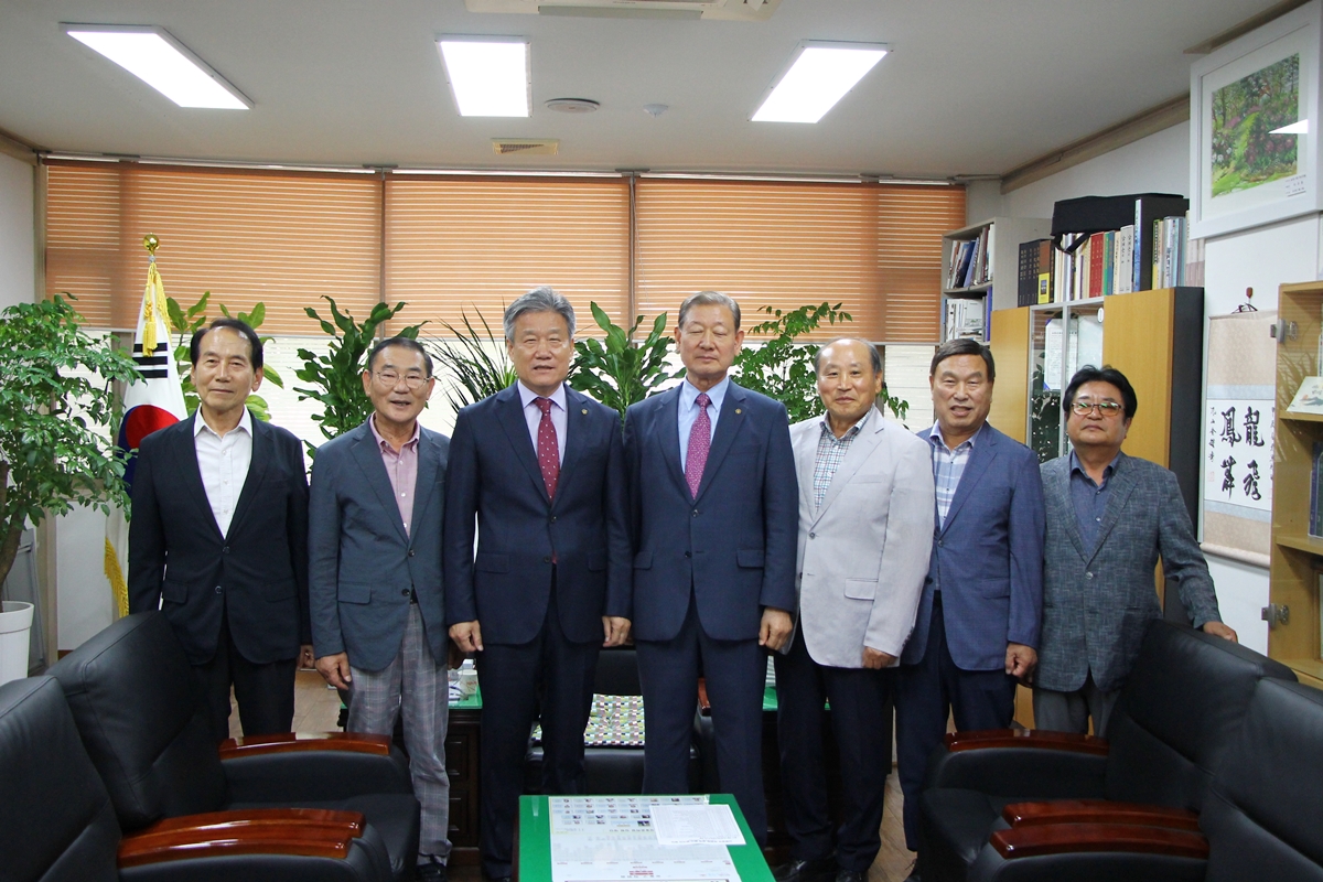 경북 상주문화원 임원진 방문