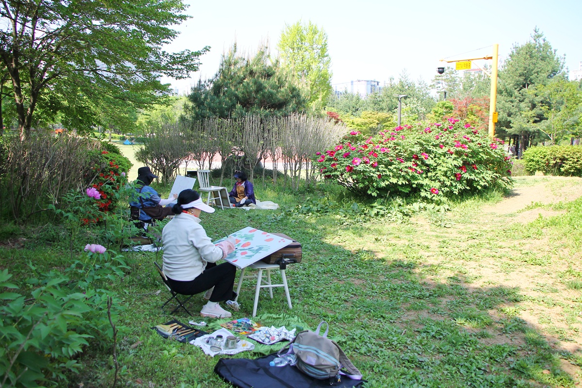제16회 모란꽃 초대작가 현지사생 (04/24~04/26)