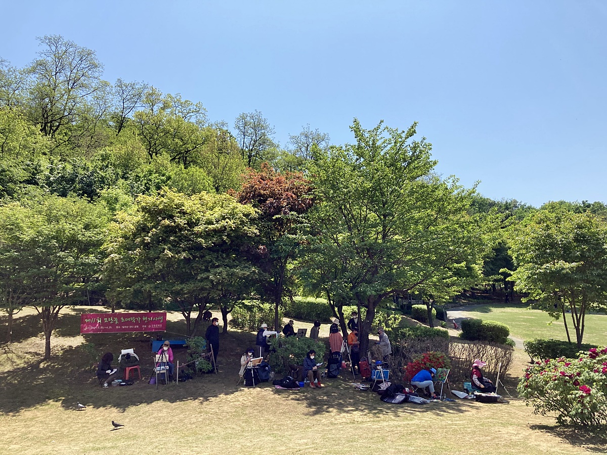 제11회 모란꽃 초대작가 현지사생 (4.23 ~ 25)